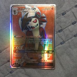 Pokémon of Lycanroc GXcard